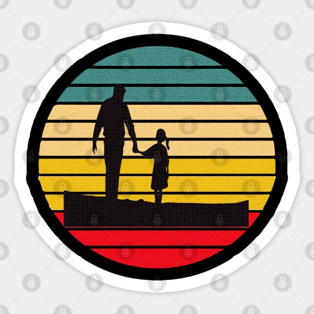 Regalo del día del padre | Father and daughter Sticker by artist369